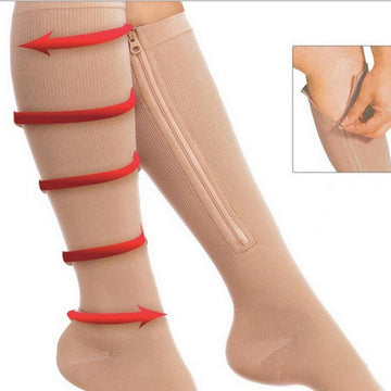 Easy Zipper Compression Socks