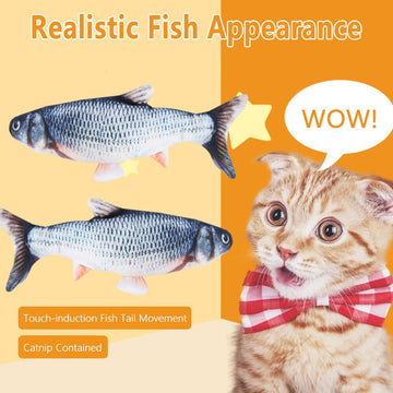 Interactive Flopping Fish Cat Toy