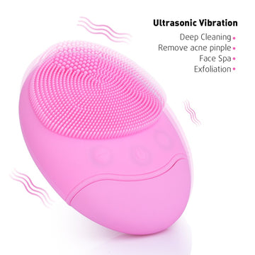 Brosse de nettoyage facial ultrasonique